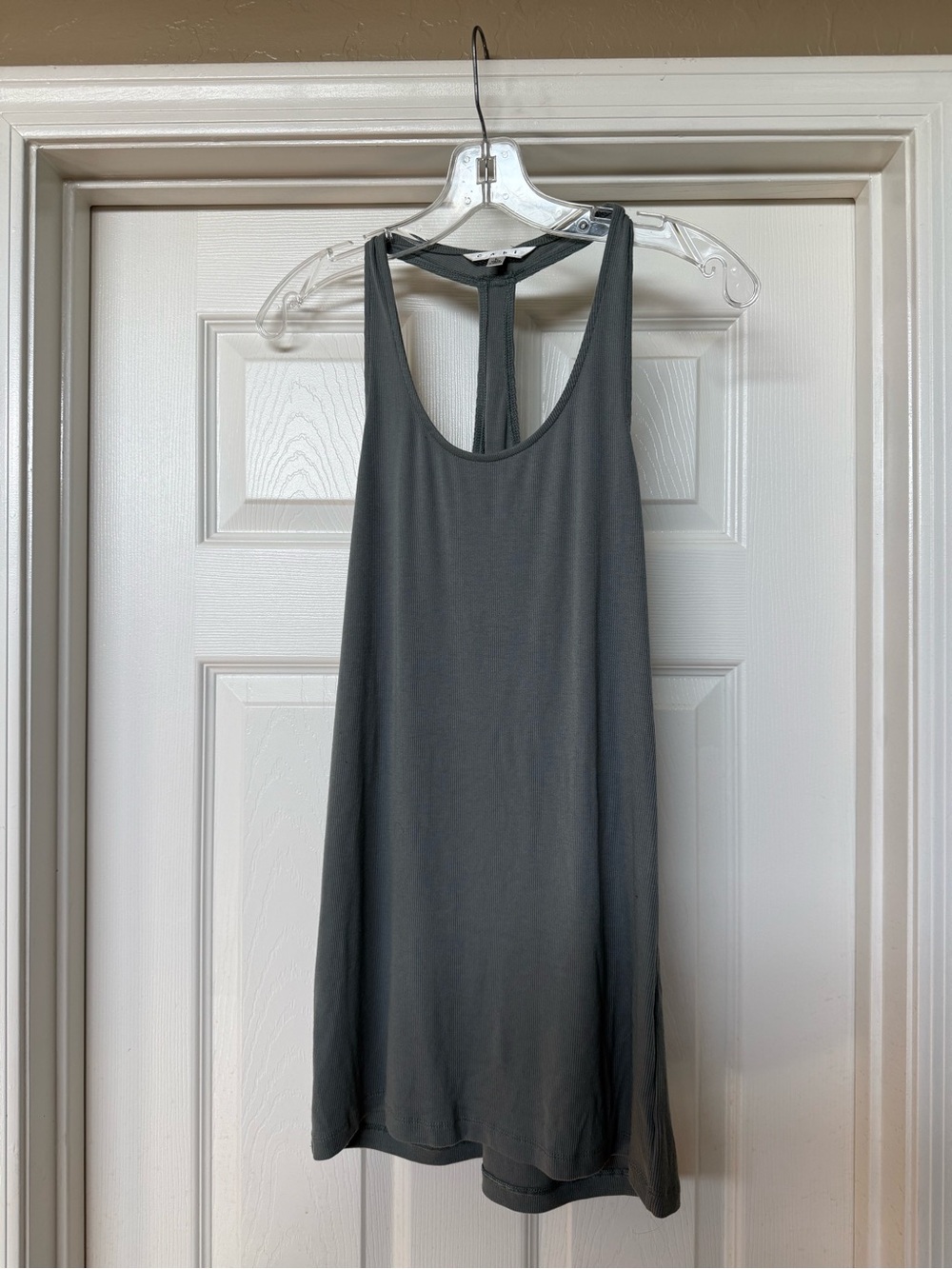 Cabi NWOT Gray Racerback Tank Top